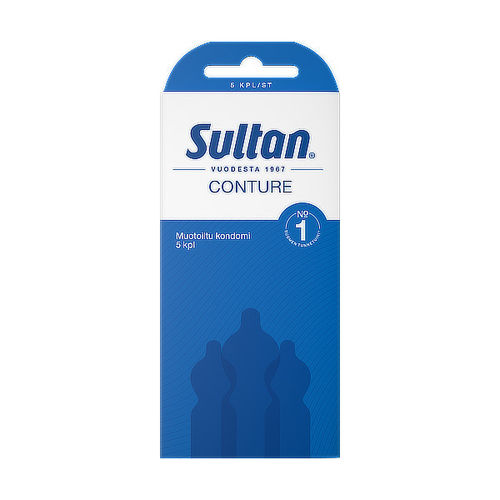 Sultan Conture 5, anatomically formed classic condom