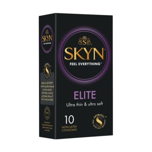 SKYN Elite kondomi 10 kpl, ohut lateksiton kondomi