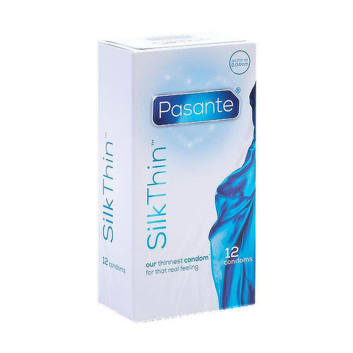 Pasante Silk Thin 12pcs, very thin condom