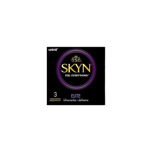 SKYN Elite kondomi 3 kpl, ohut lateksiton kondomi
