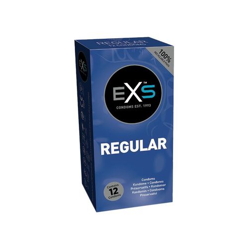 EXS Regular 12 kpl, muotoiltu peruskondomi