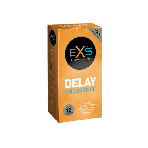 EXS Delay Endurance 12 kpl, puuduttava kondomi