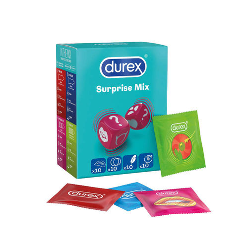 Durex Surprise Mix 40, condom selection