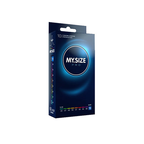 MY.SIZE PRO 72 10 pcs, thin big XL condom