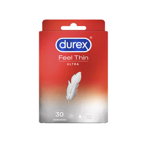 Durex Feel Ultra Thin 30 pcs, very thin condom