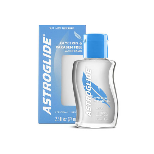 ASTROGLIDE Glycerin and Paraben Free Liquid 74 ml, water based lubricant