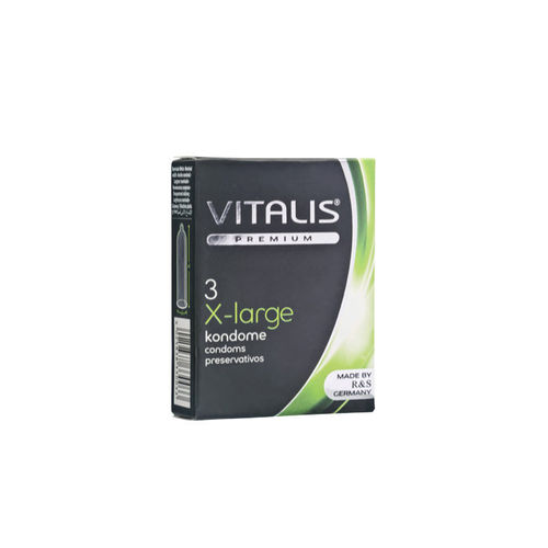 Vitalis X-Large 3 kpl, tilava kondomi