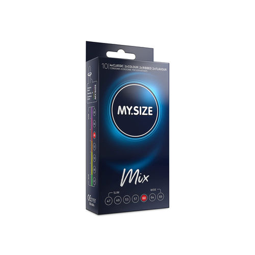 MY.SIZE MIX 60 10 pcs, selection of bigger condoms