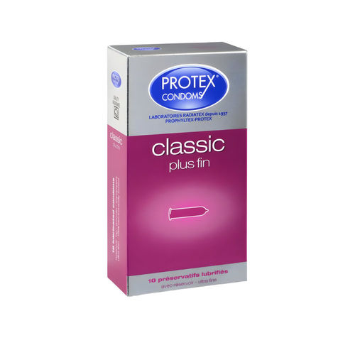 Protex Classic Plus Fin 10 kpl, erityisen ohut kondomi